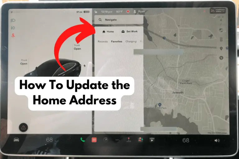 How To Reset The Home Address in Tesla Model 3