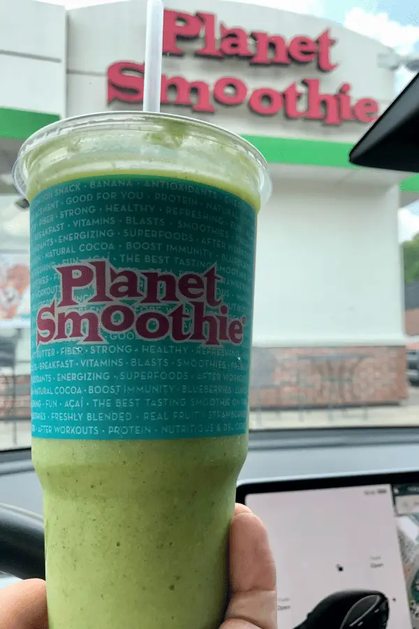 Lean Green Extreme Smoothie from Planet Smoothie